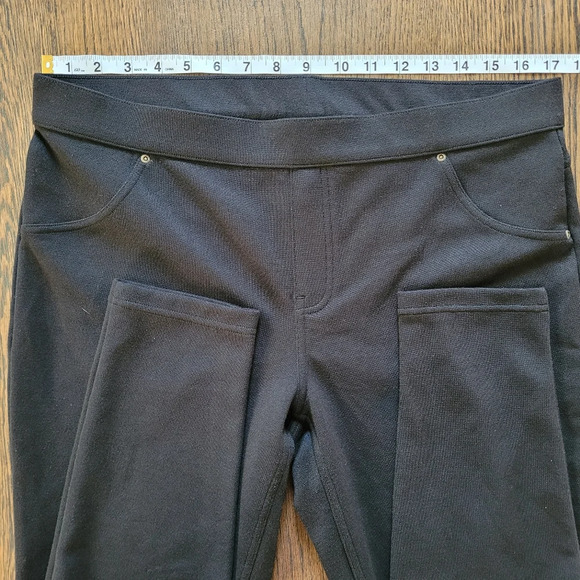 Hue Skinny Fit Sleek Ponte Black Leggings Size Women's XL - Picture 6 of 11